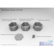 Winterdale War Tower – Printable Scenery 3D printed tabletop terrain
