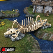 Lost Tribes Bone Bridge – Printable Scenery 3D printed tabletop terrain