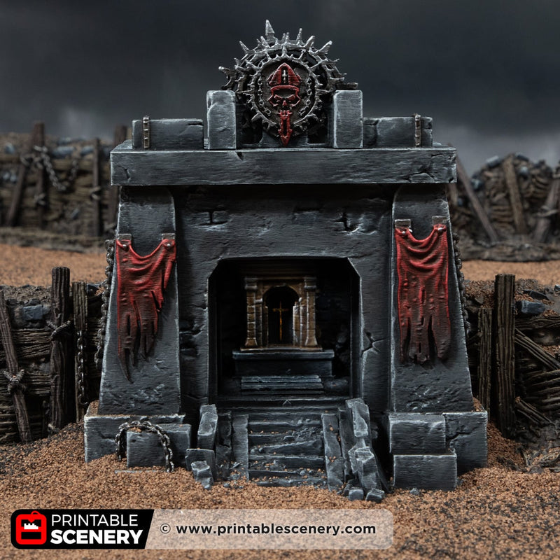 Trench Tomb – Trench Crusade compatible SystemHEX 3D printed terrain
