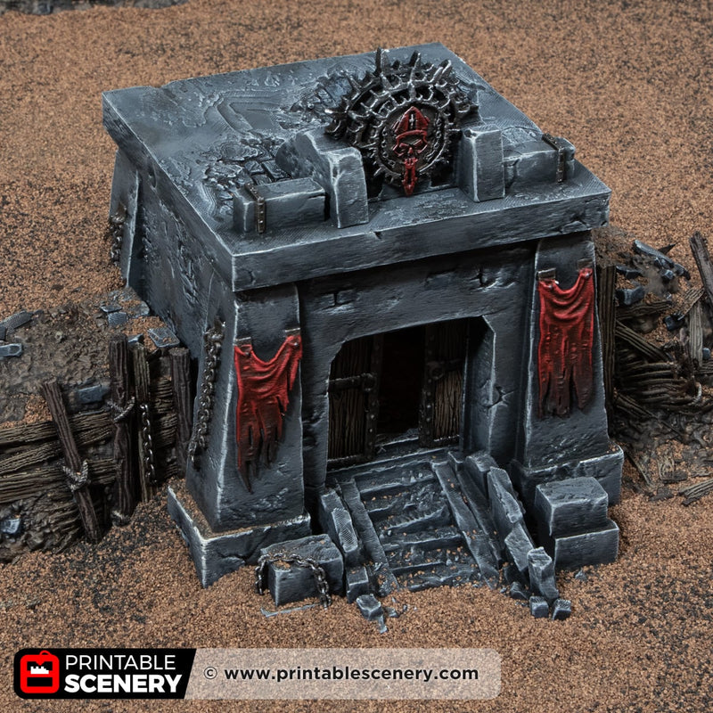 Trench Tomb – Trench Crusade compatible SystemHEX 3D printed terrain