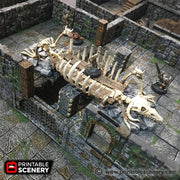 Lost Tribes Bone Bridge – Printable Scenery 3D printed tabletop terrain