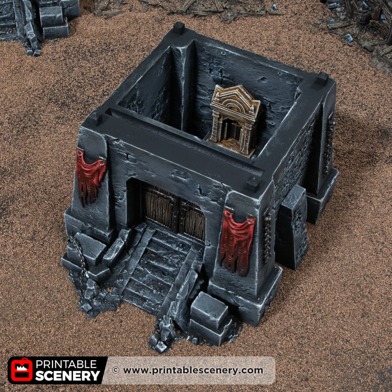 Trench Tomb – Trench Crusade compatible SystemHEX 3D printed terrain