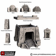 Trench Tomb – Trench Crusade compatible SystemHEX 3D printed terrain