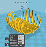 Lost Tribes Bone Bridge – Printable Scenery 3D printed tabletop terrain