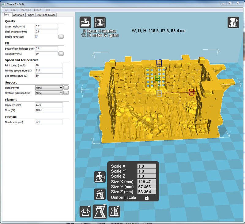 Port Winterdale Ruined Port House – Printable Scenery 3D printed tabletop terrain