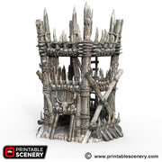 Lost Tribes Tribal Tower – Printable Scenery 3D printed tabletop terrain