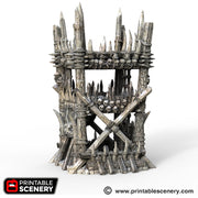 Lost Tribes Tribal Tower – Printable Scenery 3D printed tabletop terrain