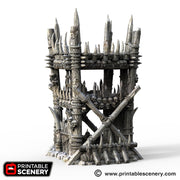 Lost Tribes Tribal Tower – Printable Scenery 3D printed tabletop terrain