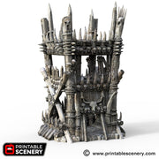Lost Tribes Tribal Tower – Printable Scenery 3D printed tabletop terrain