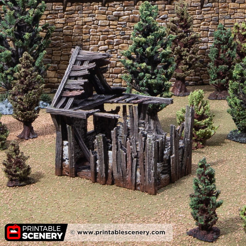 Ruined Osbert’s Shanty – Printable Scenery 3D printed tabletop terrain