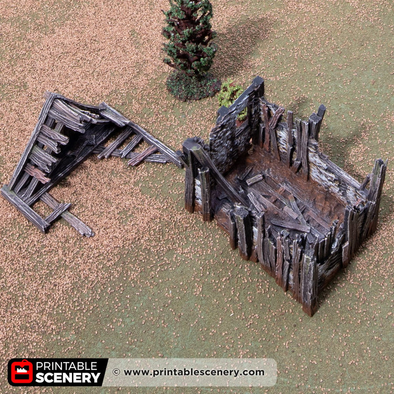 Ruined Osbert’s Shanty – Printable Scenery 3D printed tabletop terrain