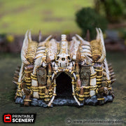 Lost Tribes Tribal House – Printable Scenery 3D printed tabletop terrain