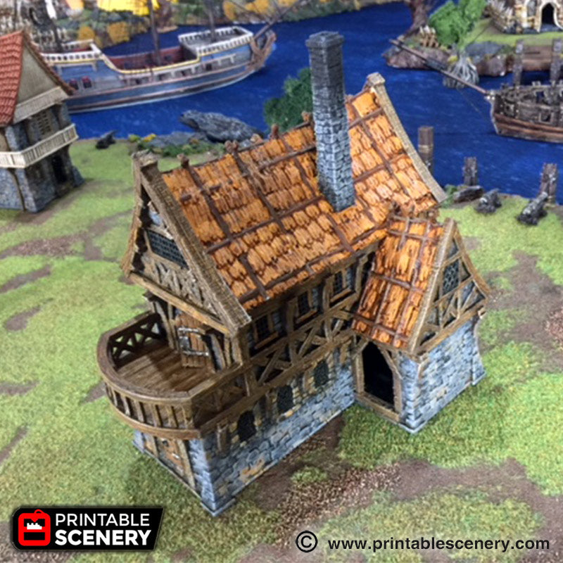 Port Winterdale Merchant – Printable Scenery 3D printed tabletop terrain