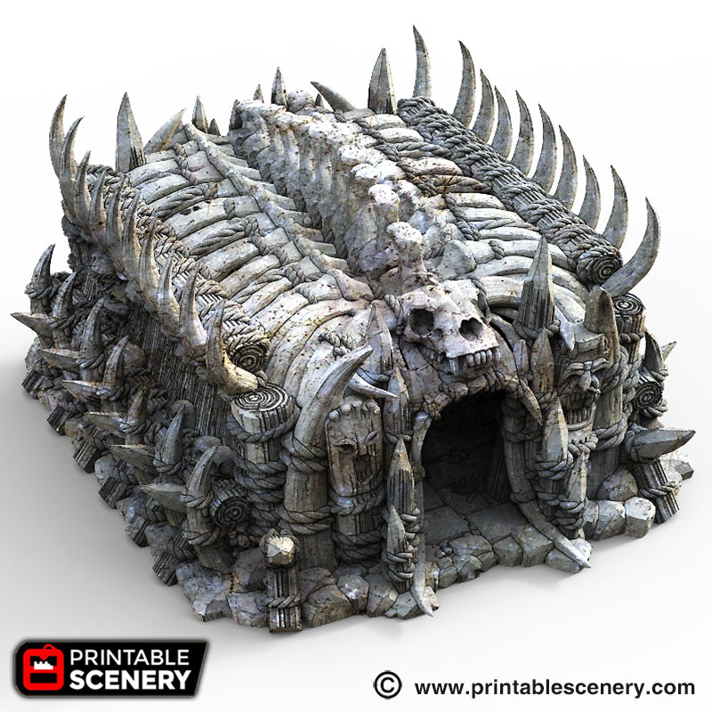 Lost Tribes Tribal House – Printable Scenery 3D printed tabletop terrain