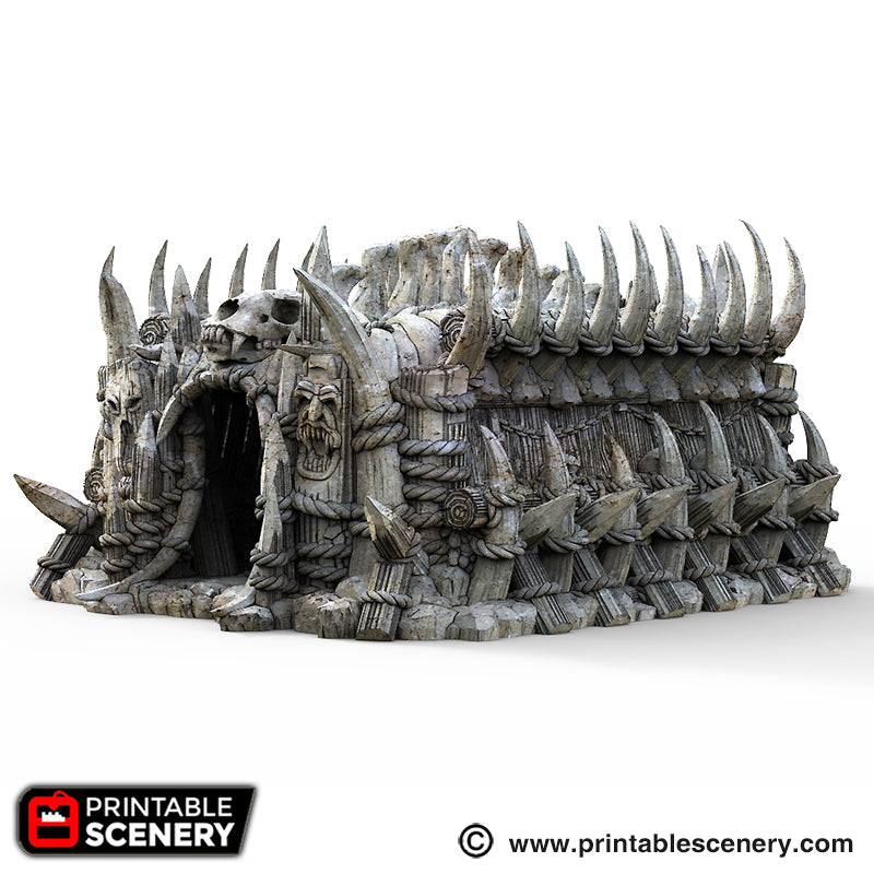 Lost Tribes Tribal House – Printable Scenery 3D printed tabletop terrain