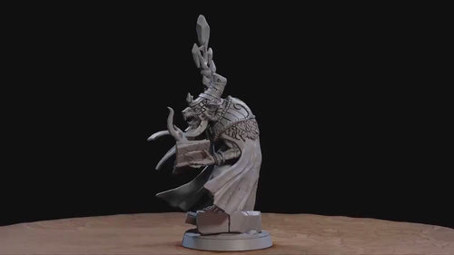 Shardaket the Cruel Harvester  28/32mm mini - Artisan Guild | Animal | Rat | Mouse | Wizard | Ratfolk | Sorcerer | Pathfinder | Wargaming