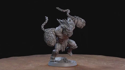 Greatgoblin Barbarian Mini - Artisan Guild, DnD | Male | Fighter, Barbarian, Hobgoblin, Pathfinder | Orc | Wargaming | Goblin | Melee