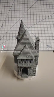 Wightwood Abbey Abbot’s House | Tabletop Terrain | Dungeons And Dragons | Painted Tabletop | Tabletop Modular Building Kit | Pathfinder