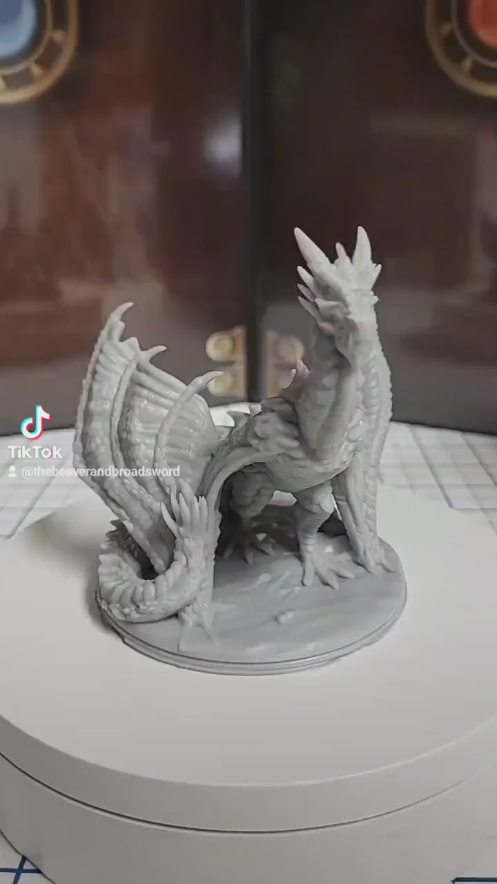 Wyvern mini - DND mini, EC3D Scorching Sands, Desert Miniatures | Dragon | Oasis | Huge | Lich | Eastern | Pathfinder