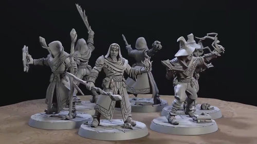 Apprentice Arcanists - Artisan Guild | Human | Elf | Wizard | Sorcerer | Warlock | Male | Female | Fantasy | Magic | DnD | Pathfinder