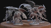 Draconic Shock Troops mini set- Artisan Guild | Dragon | Dragonkin | Dragonborn | Fighter | Barbarian | Ranger | Pathfinder | Wargaming 32mm