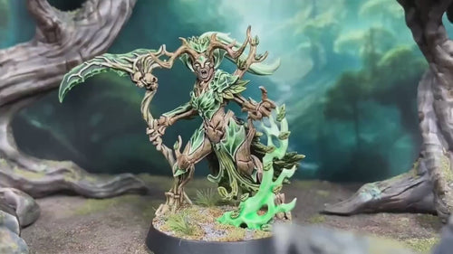 Spriggan Enchantress, Fey, Monster, Fairy, Dryad, Tree, Elven- High Quality Resin Printed 28mm 32mm Tabletop Miniature, Tough Figurine