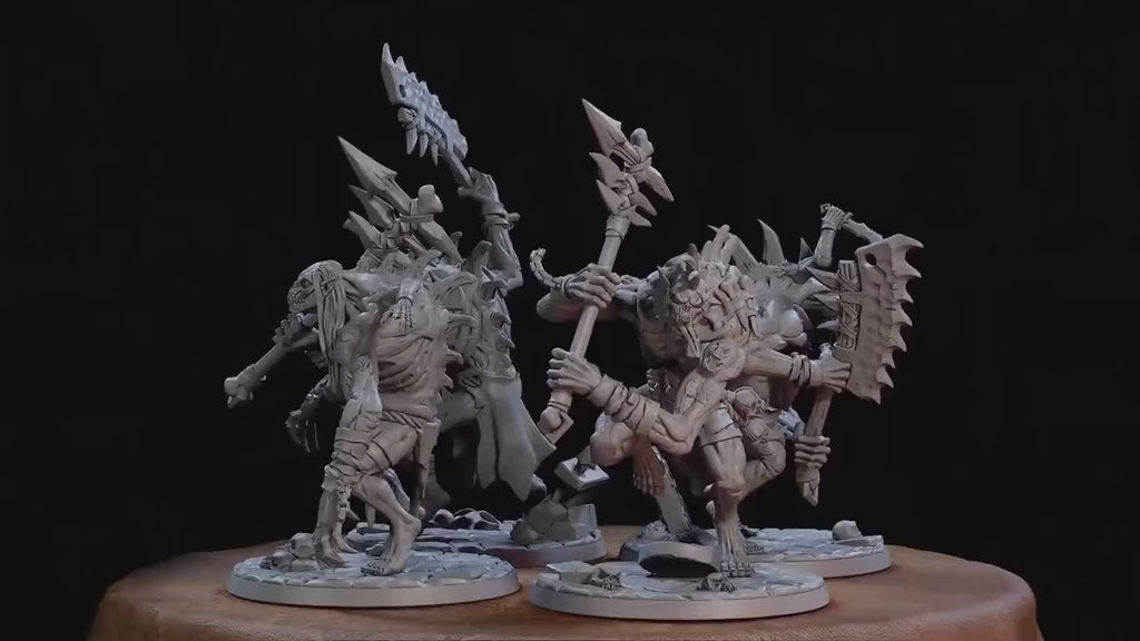 Barrow Abominations  28/32mm mini set - Artisan Guild | Zombie | Undead | Necromancer | Lich | Monster | Fantasy | Pathfinder | Wargaming