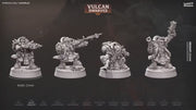 Blaze Arbalist - dnd miniature - Cast N Play Vulcan Dwarves | Dwarf 32mm | Fighter | Barbarian | Ranger | Artificer | Rogue | Pathfinder