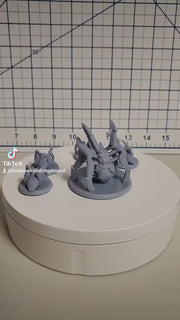 5 Spider Miniature Pack - EC3D | DnD | Monster | Large | Big | Underdark | 32mm | Pathfinder | commoner | TTRPG | Wargaming | Mountain