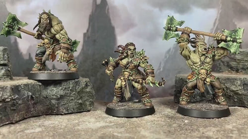 Mountain Orc A Fighter, Barbarian, Ranger premium DnD mini - High Quality Resin Printed 28mm 32mm Tabletop Miniature, Tough Durable Figurine