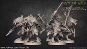 Bonegnasher Gnoll Warriors  28/32mm mini set - Artisan Guild | Monster | Pack | Hyena | Fighter | Desert | Fantasy | Pathfinder | Wargaming
