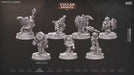 Spark Gadgeteers - dnd miniature - Cast N Play Vulcan Dwarves | Dwarf 32mm | Fighter | Cleric | Paladin | Barbarian | Artificer | Pathfinder