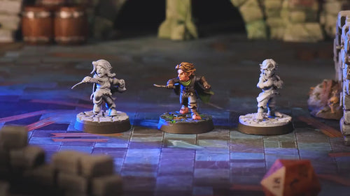 Halfling Rogues mini set | DnD Miniature, Premium Resin, Durable and Tough for your TTRPG and Wargaming! 32mm, 28mm, Thief, Assassin