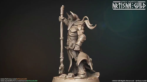 Baldur the Invincible - Artisan Guild | DnD | Undead | Monster | Fighter | Skeleton | 32mm | Pathfinder | Frostgrave | TTRPG | Wargaming