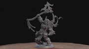 Mountain Orc Warlord, Barbarian, Fighter premium DnD mini - High Quality Resin Printed 28mm 32mm Tabletop Miniature, Tough Durable Figurine