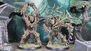 Barkwraith Primordial A, Ent, Monster, Fey, Dryad, Tree, Elven- High Quality Resin Printed 28mm 32mm Tabletop Miniature, Tough Figurine