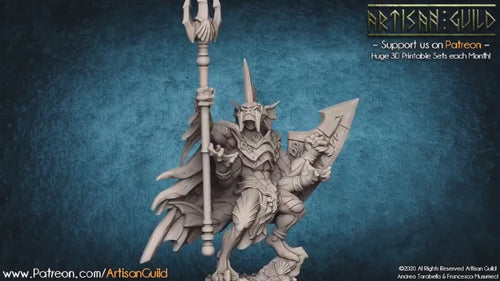 Sahuagin warrior king dnd mini - Artisan Guild | Fish | Fighter, Paladin, Kuo-toa, Underwater | Pathfinder | Locathah | TTRPG, Wargaming