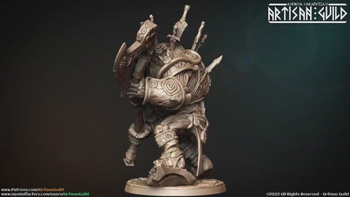 Thane Hulgrof the Drowned - Artisan Guild | DnD | Undead | Monster | Fighter | Skeleton | 32mm | Pathfinder | Frostgrave | TTRPG | Wargaming