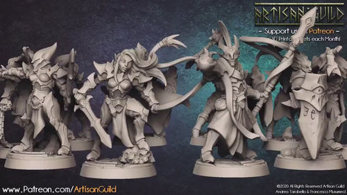 Ashen Alfar Inquisitor B - Dungeons and Dragons | Male | Fighter | Paldin Cleric | Elf Drow 5e Fantasy  Pathfinder 2e 5e Tabletop Mini RPG