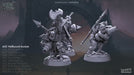 Hellbound Acolyte - dnd miniature - Cast N Play Riders of Doom - Wargaming, Human, Cannon, Artillery, Fighter, Undead, Barbarian, Chaos