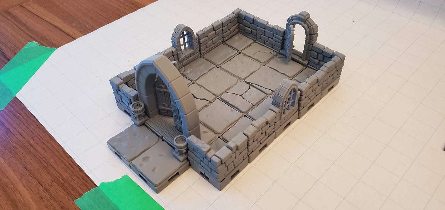 MAGNETIC Dungeon Tiles - Dragon's Rest Kits and Expansions - 1.5" Scale - Perfect to get you started - Modular Terrain