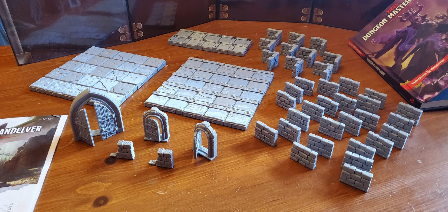 MAGNETIC Dungeon Tiles - Dragon's Rest Kits and Expansions - 1.5" Scale - Perfect to get you started - Modular Terrain