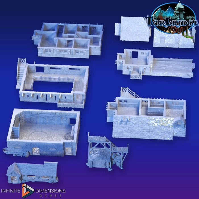 The Last Hearth Inn | Tabletop Terrain | Dungeons And Dragons | Tabletop Modular Building Kit | Pathfinder | Wargaming | 28mm Scale