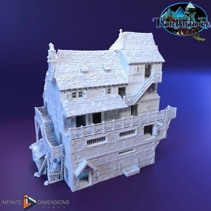 The Last Hearth Inn | Tabletop Terrain | Dungeons And Dragons | Tabletop Modular Building Kit | Pathfinder | Wargaming | 28mm Scale