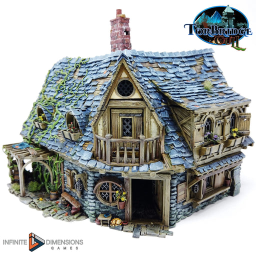 The Last Hearth Keep's Cottage | Tabletop Terrain | Dungeons And Dragons | Painted Tabletop | Tabletop Modular Building Kit | Pathfinder