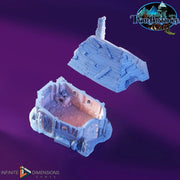 The Slum Shacks | Tabletop Terrain | Dungeons And Dragons | Painted Tabletop | Tabletop Modular Building Kit | Pathfinder