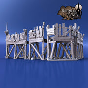 Improvised Defence Gantries | Tabletop Terrain | Dungeons And Dragons | Painted Tabletop | Tabletop Modular Building Kit | Pathfinder