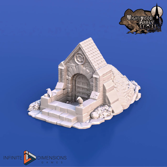 Crypt Entrance | Tabletop Terrain | Dungeons And Dragons | Painted Tabletop | Tabletop Modular Building Kit | Pathfinder