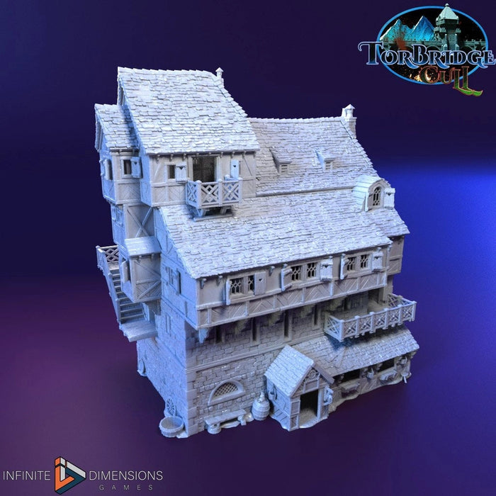 The Last Hearth Inn | Tabletop Terrain | Dungeons And Dragons | Tabletop Modular Building Kit | Pathfinder | Wargaming | 28mm Scale