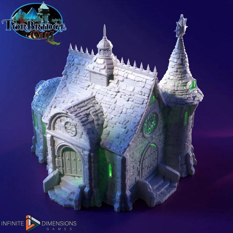 The Mausoleum | Tabletop Terrain | Dungeons And Dragons | Painted Tabletop | Tabletop Modular Building Kit | Pathfinder